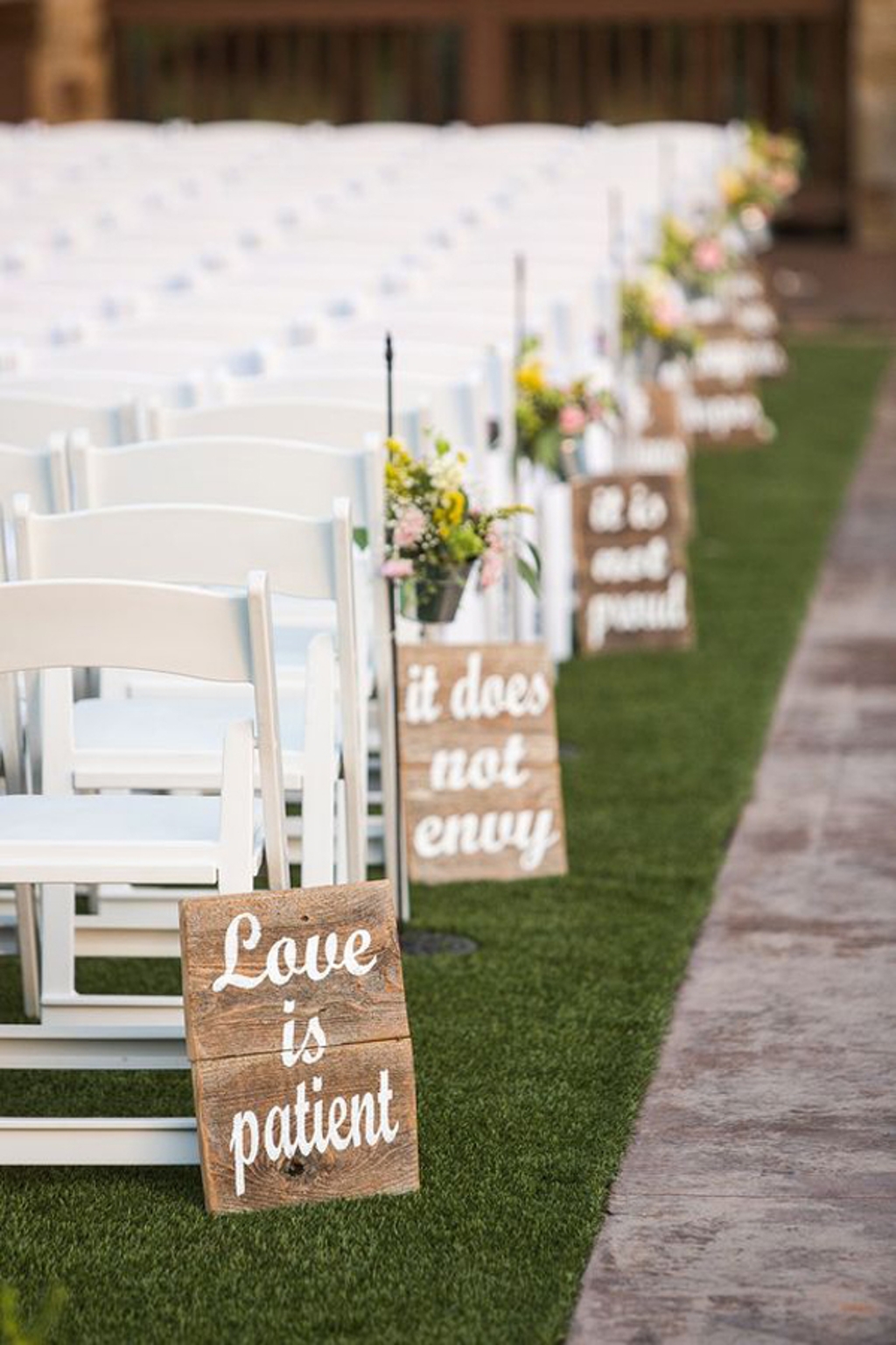 Cheap Outdoor Wedding Decoration Ideas Simple Wedding Aisle Decor