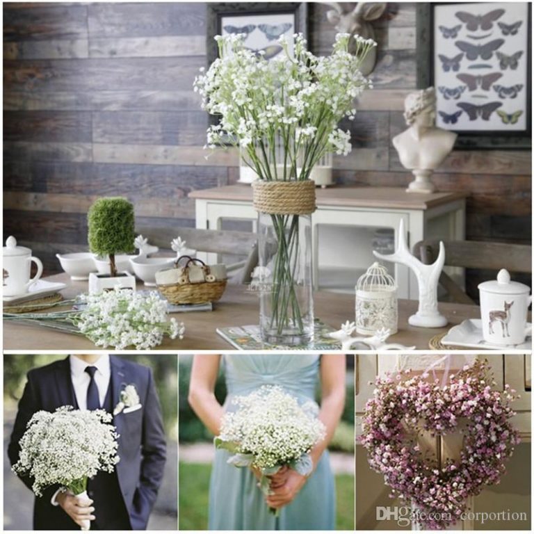 gypsophila wedding decoration