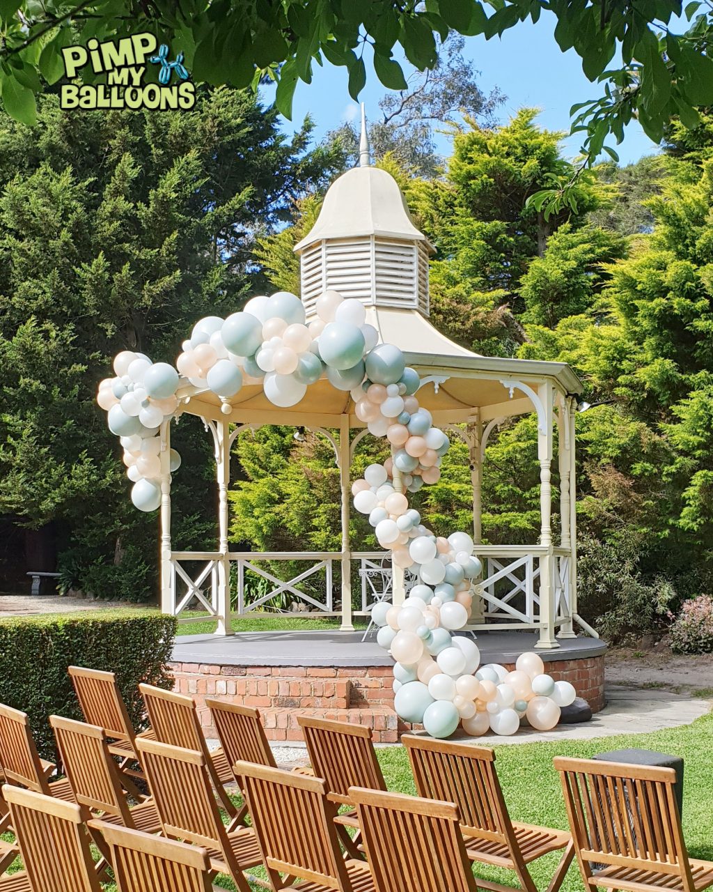 Simple Gazebo Wedding Decorations ideas Pimpmyballoons Portfolio