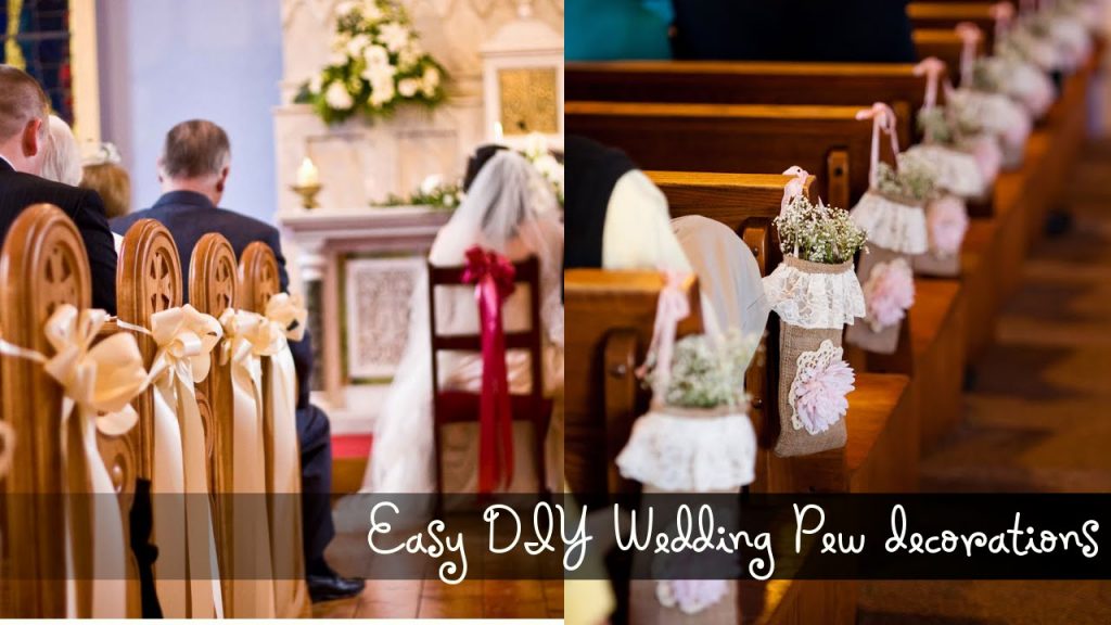 Wedding Church Pews Decorations Easy Diy Wedding Pew Decorations
