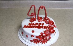 40th Wedding Anniversary Decorations Ideas 40th Wedding Anniversary Cake Decorating Ideas Delicious Cake Recipe