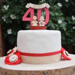 40th Wedding Anniversary Decorations Original Wedding Anniversary Personalised Cake Topper 40th wedding anniversary decorations|guidedecor.com