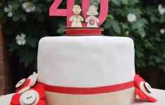 40th Wedding Anniversary Decorations Original Wedding Anniversary Personalised Cake Topper 40th wedding anniversary decorations|guidedecor.com