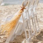 Applying the Best Beach Themed Wedding Decorations Beach Aisle Decorations Beach Pew Bows Starfish And Raffia Etsy