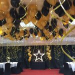 Balloon Decorations For Weddings Black And Golden 50th Wedding Anniversary Decoration balloon decorations for weddings|guidedecor.com