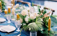 Beach Wedding Table Decorations for Your Gorgeous Summer Wedding Tropical Theme Centerpieces With Beach Wedding Table Decoration
