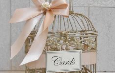 Blush Wedding Decor for Sweet Wedding Small Champagne Gold And Blush Wedding Card Box Wedding Card