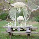 Chandelier Wedding Decor Glamorous Backyard Wedding chandelier wedding decor|guidedecor.com