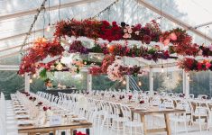 Cheap Hanging Wedding Decorations guaranteed to up your wedding Love Is In The Air Hanging Floral Installation Ideas For The