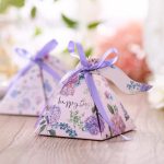 Cheap Wedding Party Decorations that not looks cheap at all 50pcs Spring Flower Candy Boxes Paper Wedding Party Decorations