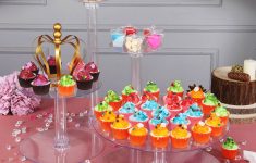 Cheap Wedding Party Decorations that not looks cheap at all Balsacircle Clear 4 Tiers 18 Cupcake Cake Stand Wedding Party