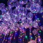 Cheap Wedding Party Decorations that not looks cheap at all Luminous Led Light Transparent 3 Meters Balloon Flashing Wedding
