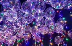 Cheap Wedding Party Decorations that not looks cheap at all Luminous Led Light Transparent 3 Meters Balloon Flashing Wedding