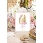 Classic Fairytale Wedding Decorations Cinderella Inspired Wedding Table Numbers Table Cards Set Of 10