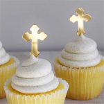 Cute Wedding Cupcake Decorations Detail Feedback Questions About 6 Personalized Holy Cross Gold