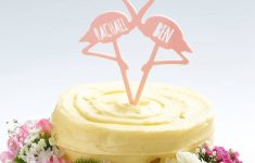Cute Wedding Cupcake Decorations Flamingo Couples Wedding Cake Topper Owl Otter