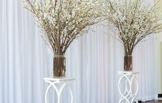 Decorative Twigs For Weddings White Flower Branches Wedding Backdrop decorative twigs for weddings|guidedecor.com