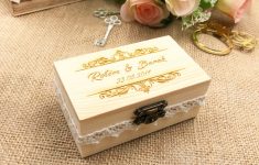 DIY Cheap Rustic Wedding Decor Rustic Wedding Ring Bearer Box Personalized Wedding Ring Box