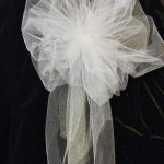 DIY Pew Decorations for Weddings Ideas Wedding Pew Bows White Or Any Color You Choose Tule Bows With