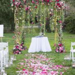 Diy Wedding Arch Decoration Ideas Stunning Outdoor Floral And Fabric Wedding Altar And Arch Ideas diy wedding arch decoration ideas|guidedecor.com