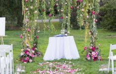 Diy Wedding Arch Decoration Ideas Stunning Outdoor Floral And Fabric Wedding Altar And Arch Ideas diy wedding arch decoration ideas|guidedecor.com