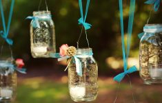 Easy and Simple Wedding Decoration Ideas Simple Diy Mason Jar Candle Holders Hanging Trees For Outdoor