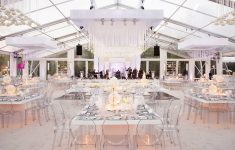 Easy Decorations for The Wedding Reception Contemporary Backyard White Wedding Under Clear Tent In Chicago