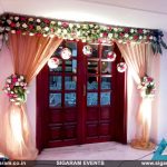Entrance Decoration Ideas For Wedding Reception Door Entrance Decoration At Pondicherry 2 entrance decoration ideas for wedding|guidedecor.com