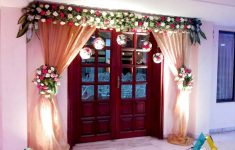 Entrance Decoration Ideas For Wedding Reception Door Entrance Decoration At Pondicherry 2 entrance decoration ideas for wedding|guidedecor.com