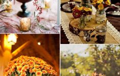 Fall Wedding Decor Ideas Autumn And Fall Flower Wedding Centerpieces fall wedding decor ideas|guidedecor.com