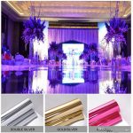 Gold And Purple Wedding Decor Double Side Wedding Party Mirror Carpet Aisle gold and purple wedding decor|guidedecor.com