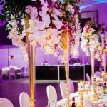 Gold And Purple Wedding Decor Elegant Wedding Glamorous Purple Gold Ballroom Wedding16 gold and purple wedding decor|guidedecor.com