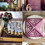 Gold And Purple Wedding Decor Plum And Gold Glamour Classic Wedding Color Inspiration gold and purple wedding decor|guidedecor.com