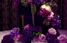 Gold And Purple Wedding Decor Purple And Gold Centerpieces Decorating Vases Without Flowers Purple Centerpieces Ideas Wedding Table Decorations 1092x1641 gold and purple wedding decor|guidedecor.com