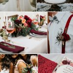 Gold And Wine Red Wedding Decorations Reddark Red And Peach Lush Floral Wedding Colors 1 gold and wine red wedding decorations|guidedecor.com