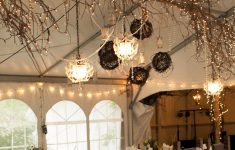 Hanging Tree Decorations Wedding Rustic Indoor Wedding Decoration With Tree Braches And Lights hanging tree decorations wedding|guidedecor.com