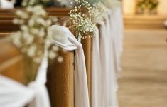 How to Decorate A Church for A Wedding Prettily Diy Pew Decorations Church Weddings Staggering How To Make Wedding