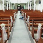 How to Decorate A Church for A Wedding Prettily Wedding Chairpew Decorations Wed10 Floral Garage Singapore