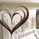 Inexpensive Recycled Wedding Decorations ideas to make Heart Decorations Made From Comic Books Vintage Recycled Etsy