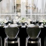 Modern Black and White Wedding Decor Black And White Wedding Inspiration In Old German Monastery Ruffled