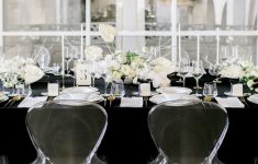 Modern Black and White Wedding Decor Black And White Wedding Inspiration In Old German Monastery Ruffled