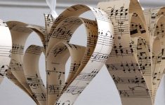 Music Themed Wedding Decorations Handmade Sheet Music Heart Decoration By Made In Words Design And Decor music themed wedding decorations|guidedecor.com