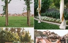 Outside Wedding Decorations Ideas Outdoor Wedding Ceremony Arch Decoration Ideas For 2018 outside wedding decorations ideas|guidedecor.com
