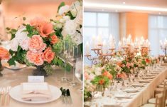 Peach And Cream Wedding Decor Peach And Ivory Romantic Wedding Reception Centerpieces Full peach and cream wedding decor|guidedecor.com