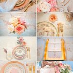 Peach And Cream Wedding Decor Wedding Color Inspiration Gold Peach Cream Full peach and cream wedding decor|guidedecor.com