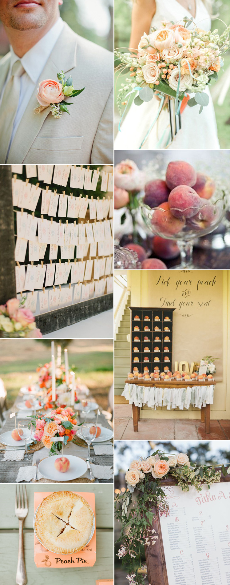 Peach And Cream Wedding Decor Wedding Inspiration In Pretty Peach peach and cream wedding decor|guidedecor.com