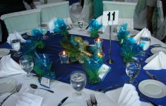 Peacock Wedding Décor that Will Blow Your Mind Peacock Wedding Centerpieces Furniture Ideas