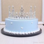 Pearl Wedding Cake Decorations Baby Bridal Crown Cake Decorating Birthday pearl wedding cake decorations|guidedecor.com