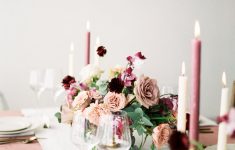 Pink Wedding Decorations – Party Pieces with Pink Theme for Your Big Day 35 Trendy Romantic All Time Dusty Rose Wedding Ideas