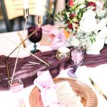 Plum Wedding Decorations Ideas Insider Purple Table Settings Elegant Reception Dinner With Pretty